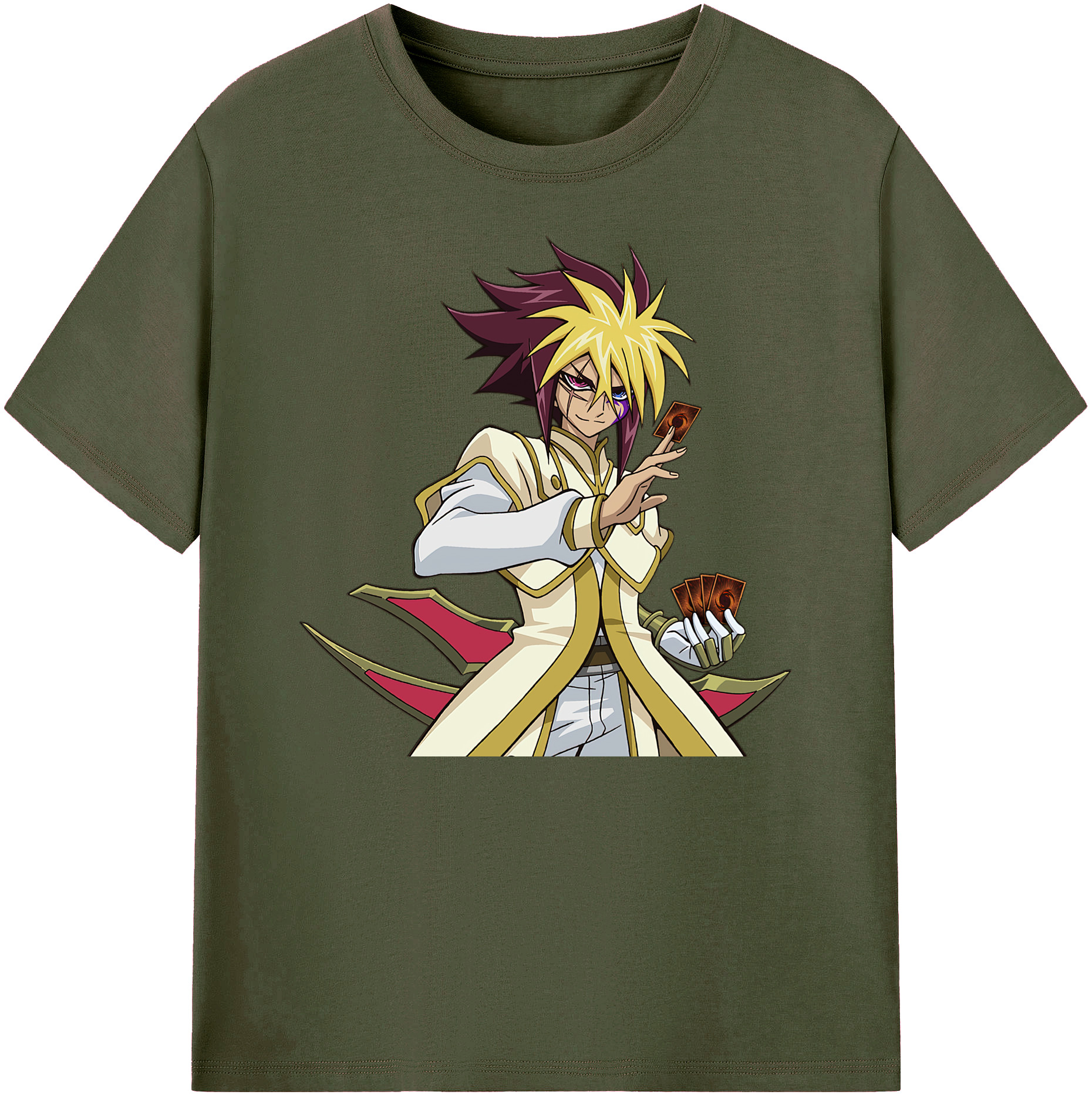 （画像用） 遊☆戯☆王 Yu-Gi-Oh! 綿100％ メンズ半袖Tシャツ｜肌触りやわらか＆通気性